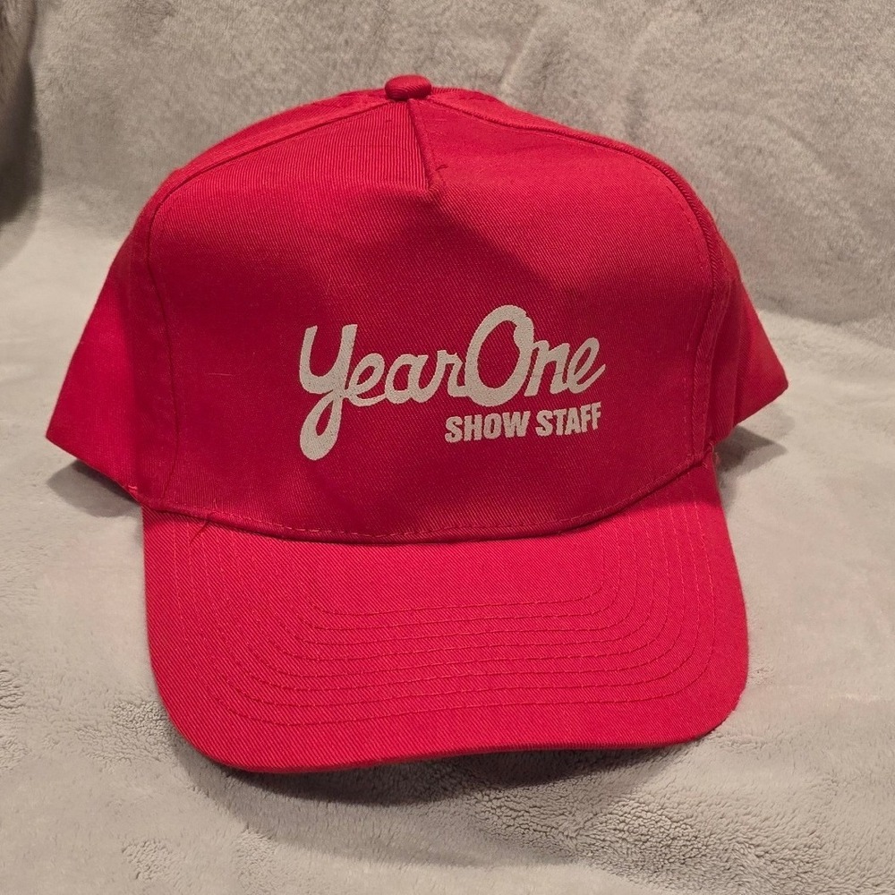 Vintage Year One Show Staff‎ Red Snapback Baseball Cap Adjustable